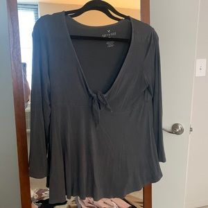 Soft & Sexy Gray Long Sleeve Tee